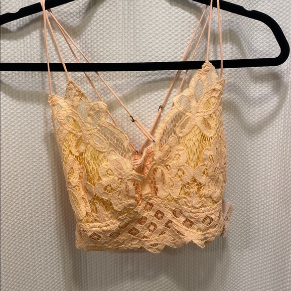 Free People FP One Adella Bralette Peach medium - Picture 2 of 9